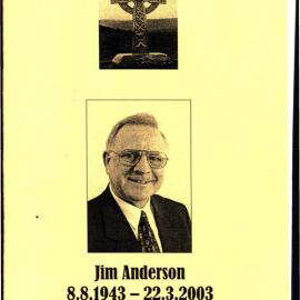 Jim Anderson - prayers 2003