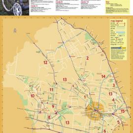 Bike Routes around Blacktown City, 2004