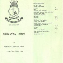 Nirimba Graduation Dance, April 1982