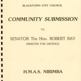 HMAS Nirimba Community Submission, 1991