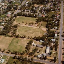 Aerial view of Schofields Park and surroundings