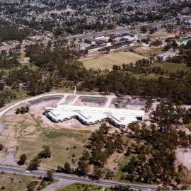 Aerial view of Mount Druitt Hospital under construction
