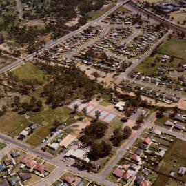 Aerial view of Rooty Hill Tennis and Squash Centre and surroundings