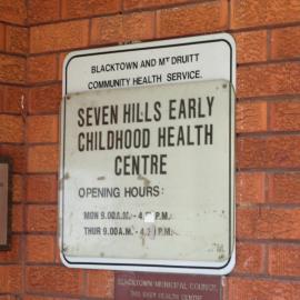 Seven Hills Early Childhood Health Centre, Seven Hills