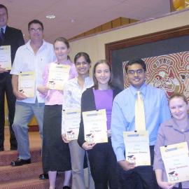 Blacktown City Council Tertiary Scholarship Award winners, 2004