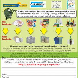 Recycling Competition, 2005