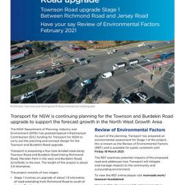 Townson and Burdekin Road Upgrade, 2021