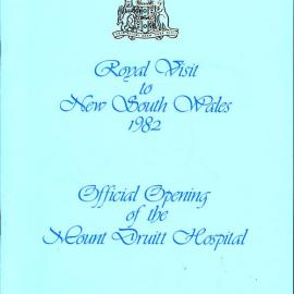 Official Opening of the Mount Druitt Hospital by Queen Elizabeth II, 1982