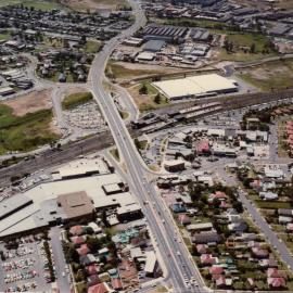 Aerial view of Prospect Highway, Seven Hills Overpass and surroundings