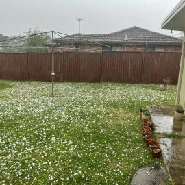 Hailstorm, Rooty Hill, 2021
