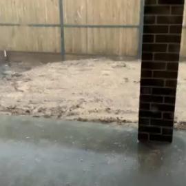 Hailstorm, Marsden Park, 2021