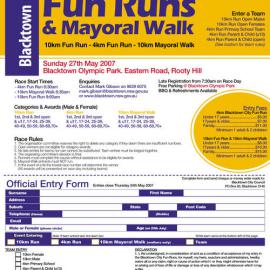 Blacktown City Fun Run and & Mayoral Walk, 2007