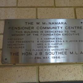 The W. McNamara Pensioner Community Centre, Riverstone