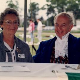 Alderman Russ Dickens at a Bicentennial event 