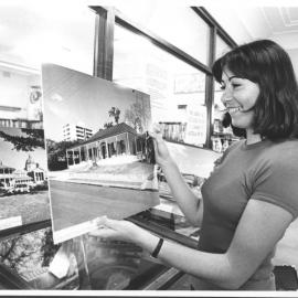 Library staff at Blacktown Municipal Library, 1977