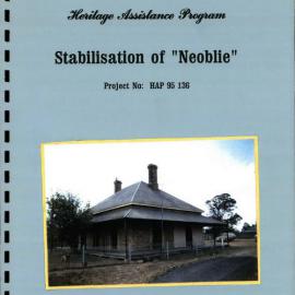 Stabilisation of Neoblie, Heritage Assistance Program, 1995