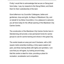 Blacktown City Canine Centre opening, Glendenning, 2004