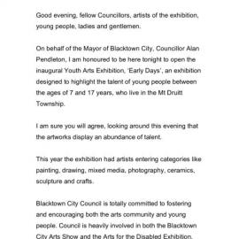 Early Days Exhibition, 2003