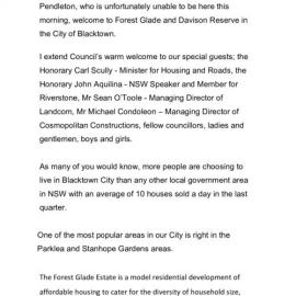 Forest Glade residential development, 2003