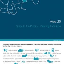 Area 20 Guide to the Precinct Planning Exhibition, 2010