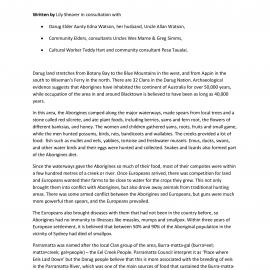 Travelling Back Welcome to Darug Land