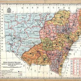 An Alphabetical List of Names - Localities Map, 1954