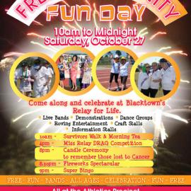 Free Community Fun Day, Relay for Life, ?2012