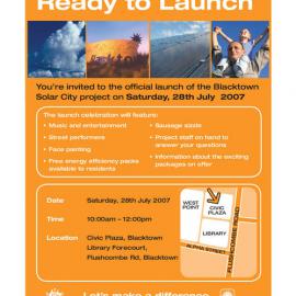 Official Launch Blacktown Solar City, 2007