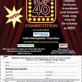 Blacktown City Libraries 40th anniversary, 2007