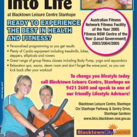 Blacktown Leisure Centre, Stanhope "Get into Life", 2007
