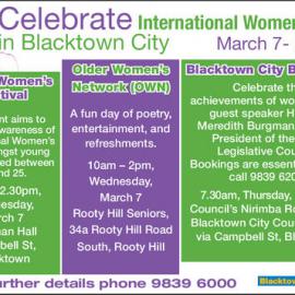 International Women's Day, 2007