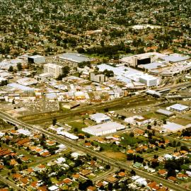 Aerial view of Blacktown CBD