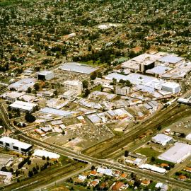 Aerial view of Blacktown CBD