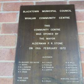 Whalan Community Centre, Whalan
