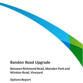 Bandon Road Upgrade between Richmond Road Marsden Park and Windsor Road Vineyard, 2016