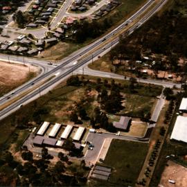 Aerial view of Great Western Highway, Blacktown