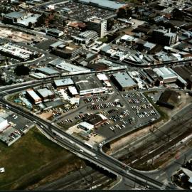 Aerial view of Blacktown CBD