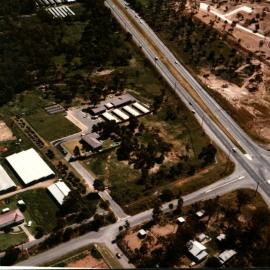Aerial view of Great Western Highway, Blacktown