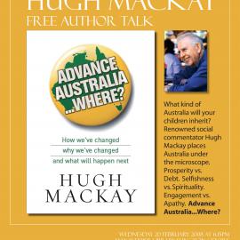Hugh Mackay author talk, 2008