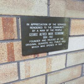 George Alfred Mark Tichborne (1894-1967) - Plaque