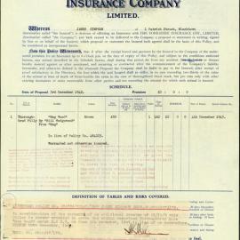 Insurance Policy 'Meg Wood' filly, 1942
