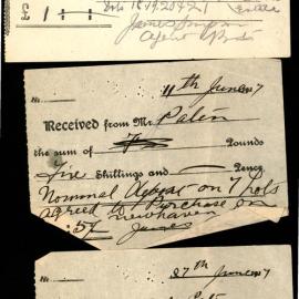 Deposit/Payments for Blocks 18,19, 20 and 21 Newhaven Estate, Blacktown, 1917-1918