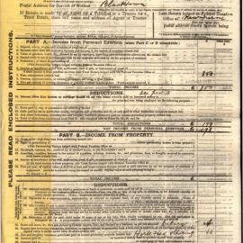 Income Tax Return form - Simpson & Francis, Blacktown
