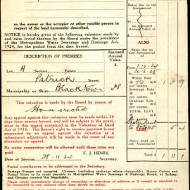 Valuation and Rate Notice