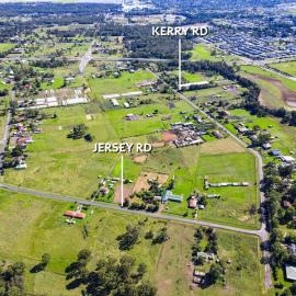 Aerial view of Schofields, 2021