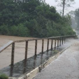 Flooding at Shanes Park, 2022