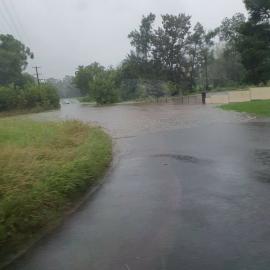 Flooding at Shanes Park, 2022