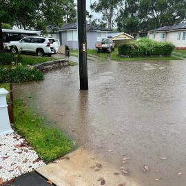 Flooding at Daffodil Street Marayong, 2022