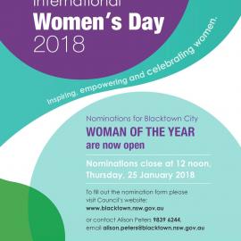 International Women's Day, 2018