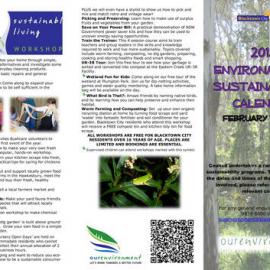Environmental Sustainability Calendar, Feb-Jun 2013